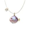 Ocean Natural Pearl Series Pendant Cute Pearl Fish Zircon Pendant Necklace