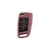 TPU Carbon Fiber Car Remote Key Cover Case Shell Key Fob for Golf Passat GTI 7 Octavia Kodiaq Karoq Protector Holder
