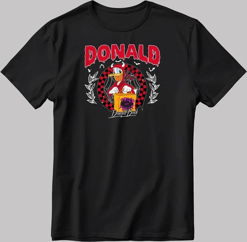 Donald Duck Devil Costume Black TShirt S