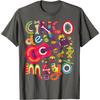 Cinco De Mayo Fiesta Guitar Graphic Tee Unisex's Casual Cotton T-Shirt