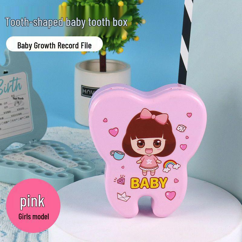 Kids' Tooth Storage Box: Commemorative Tooth Collection for Boys & Girls