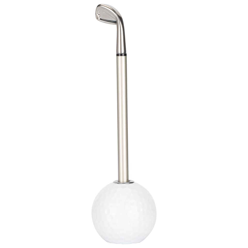 Golf Pens Decorations Office Desk MultiFunction Pen Holding Stand with Golf Ball Design(White )