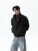 Men's Trendy Stand Collar Fake Two-Piece Workwear Jacket - 2026 Spring/Autumn Collection