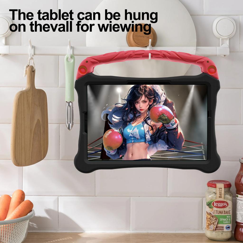 EVA pouzdro pro Samsung Galaxy Tab S10 FE/S9 FE/S9/S8/S7 Styl boxu Kryt na tablet s rukojetí a stojánkem