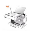 Pasta Maker Machine Manual Pasta Maker with 6 Adjustable Thickness Settings Hand Crank 3 Blades Stainless Steel Noodle Machine