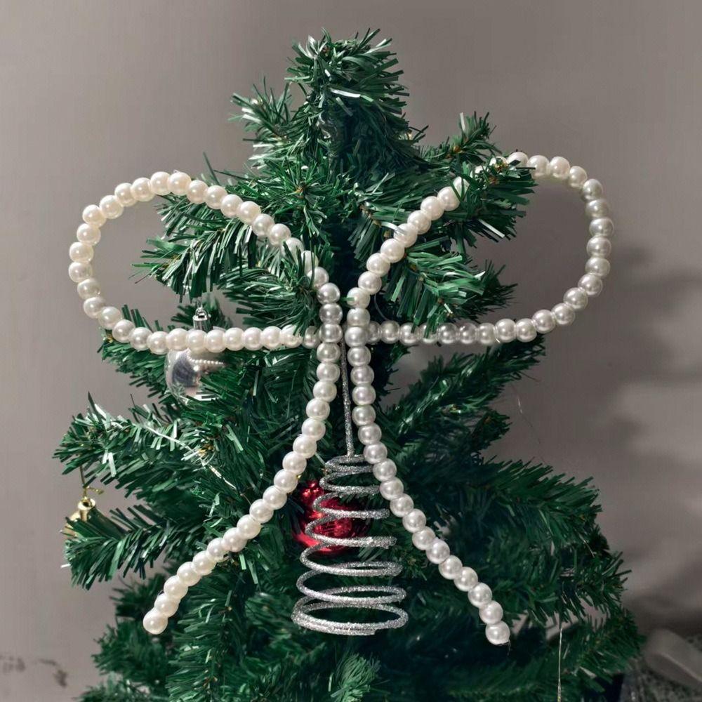 Looped Shape Christmas Tree Charm Spiral-style Xmas Ornament Funny Tree Topper Decor Holiday