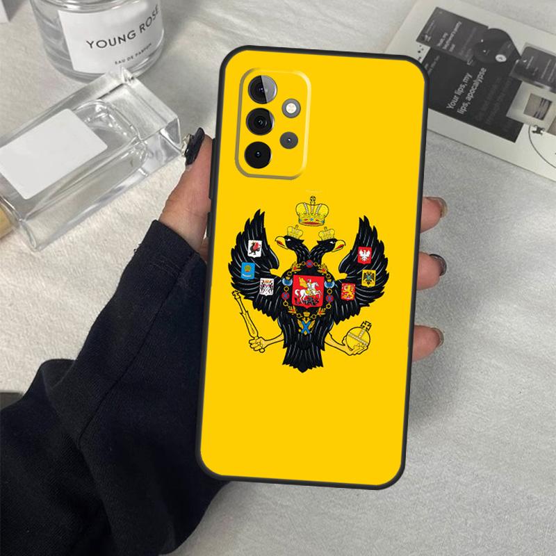 Russian Empire Coat of Arms Phone Case For Samsung Galaxy A34 A54 A14 A13 A23 A33 A53 A73 A52 A42 A32 A22 A12 A51 A71