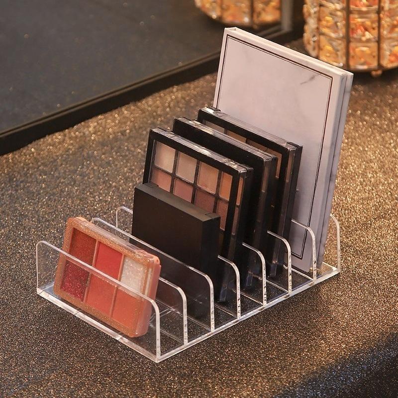 Compact Eyeshadow Palette Organizer Display Tray Storage Box Cosmetics Makeup Rack Holder Drawer Organizer 7 Grid