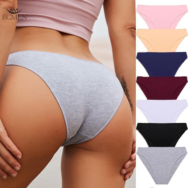 M-XL Women's Panties Lingerie Women's Cotton Briefs Low Waist Female Sport Bikini Underpants Elasticity Comfortable Underwear