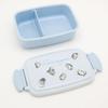 OSK mofusand Bento 500ml with Made in Dishwasher and Microwave Safe PL-1R Box, Dividers, Japan, Antibacterial,