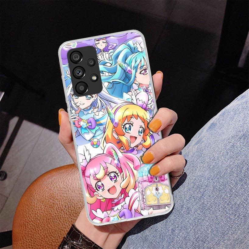 Pretty Cure Anime Phone Case For Samsung Galaxy A52 A32 A22 A12 A51 A31 A50S A30S A20S A10S Note 20 Ultra 10 Plus S10 A72 A71 Ga