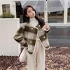 Xiaoxiang Style High-end Cashmere Coat Women's Short Woolen Woolen Coat British Style Round Neck Double Row Autumn and Winter