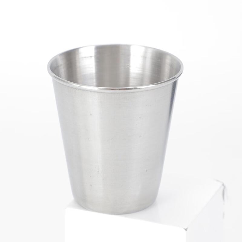 Shangqi 70ml 316 Stainless Steel Rolled Rim Baijiu Cups