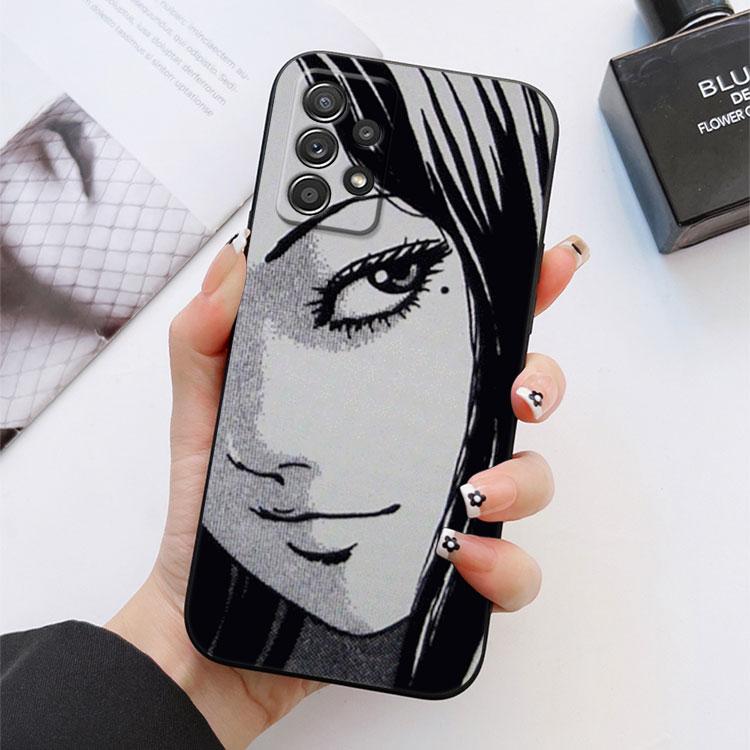 Comic T-Tomies Junjis Ito Phone Case For Samsung Galaxy S24 FE S25 Ultra A03 A04 A05 A06 A12 A13 A16 A26 A35 A36 A56 A55 Cover