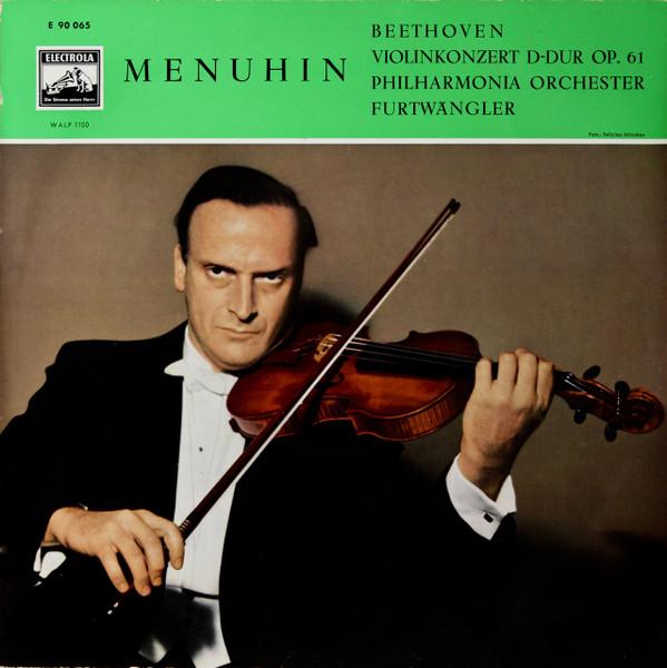 LP Record YEHUDI MENUHIN - LUDWIG VAN BEETHOV - Violinkonzert D-dur Op. 61 E90065 Electrola Germany Classical Used