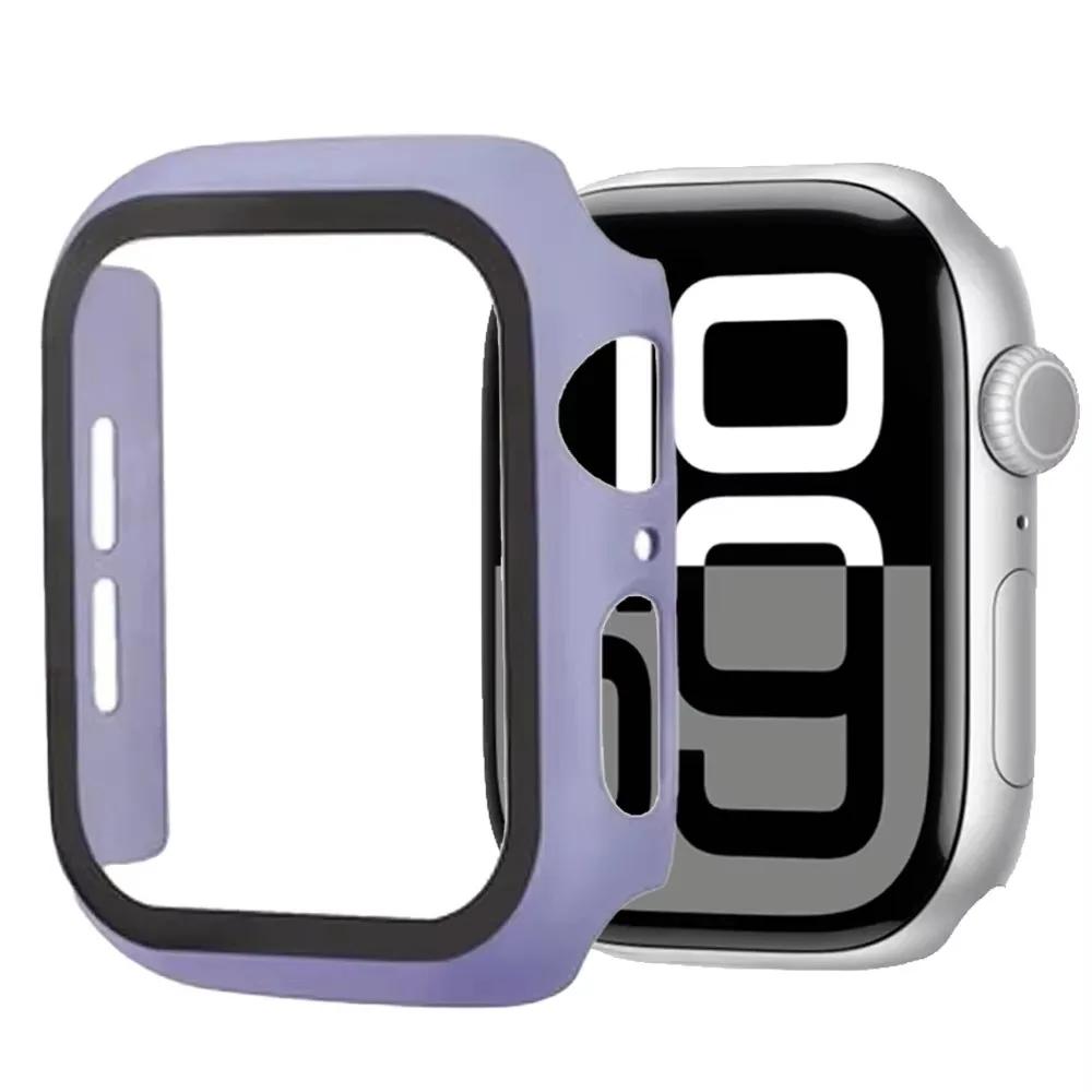 Tempered Glass+Cover For Apple Watch 11 10 46mm 42mm Ultra 3/2 49mm Screen Protector Case iWatch Series 9 8 7 6 5SE 45mm 44 40mm