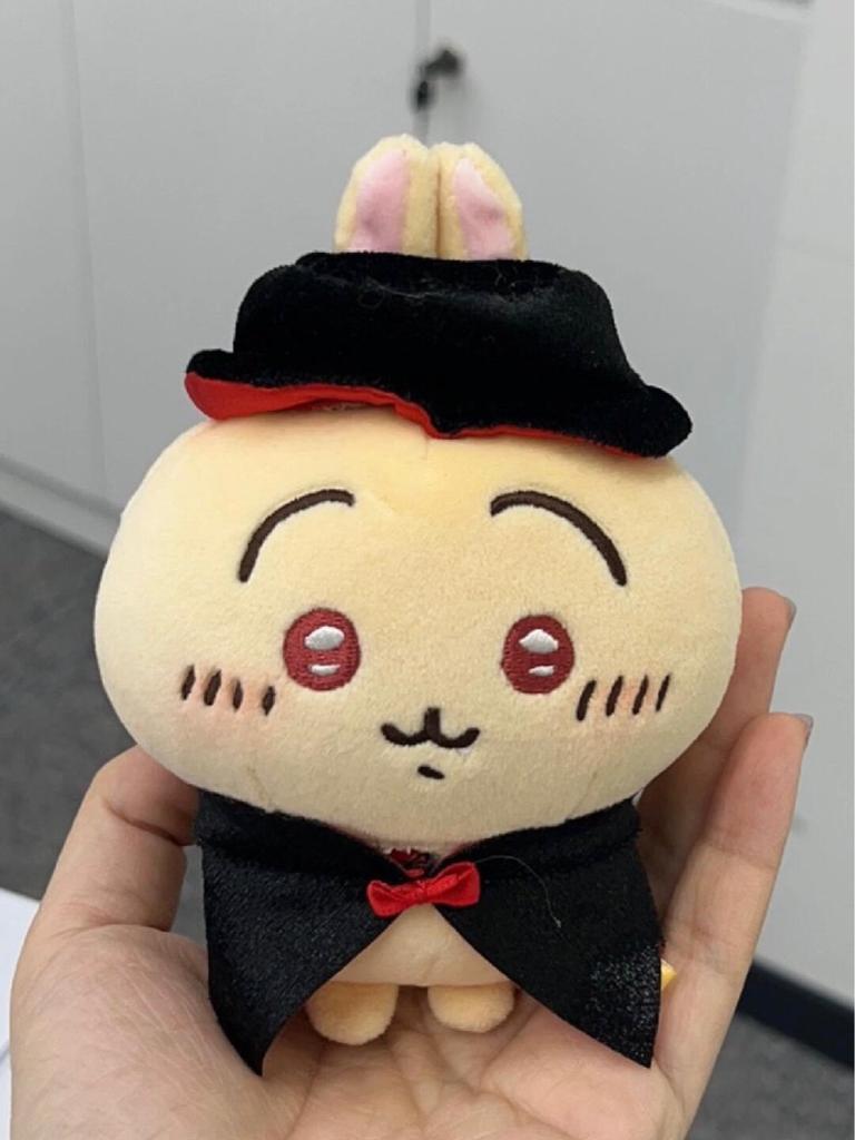 Usachi Chiikawa Animated Plush Doll Usagi Cute Sucking Halloween Pumpkin Usagi Pendant Baby Pendant Child Friend Gift
