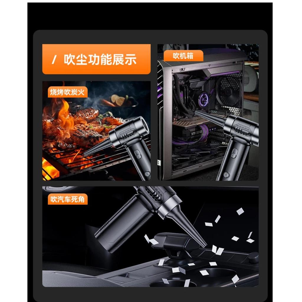 Mini Handheld Turbo Hurricane Fan High Speed Powerful Strong Wind Outdoor Camping Portable Cooling Fan