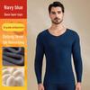 Men's V-Neck Cashmere Silk Velvet Thermal Underwear Set