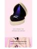 Luxury Heart-Shaped LED Jewelry Box for Rings and Necklaces