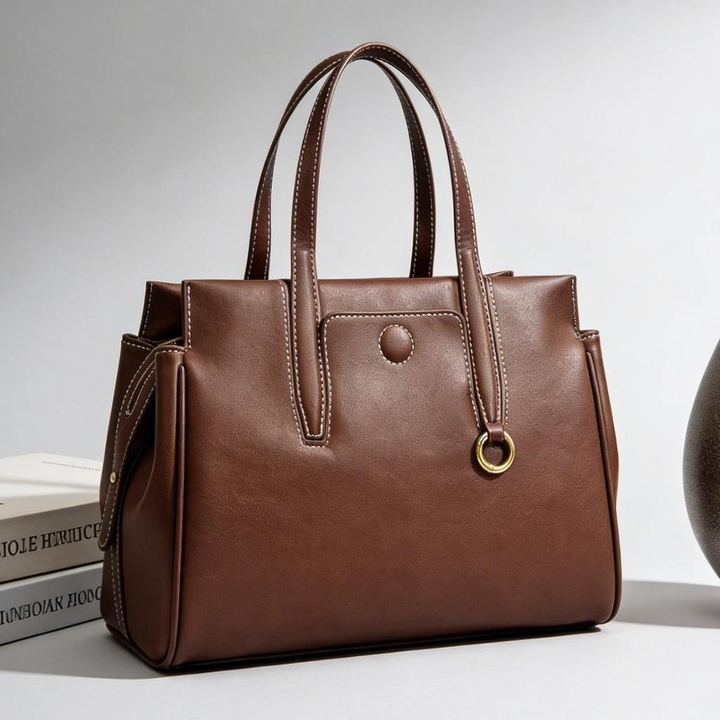 Tote Bag, New Large Capacity Commuting Bag, High-end Sense, Simple and Fashionable Shoulder Bag, Versatile Commuting Handbag