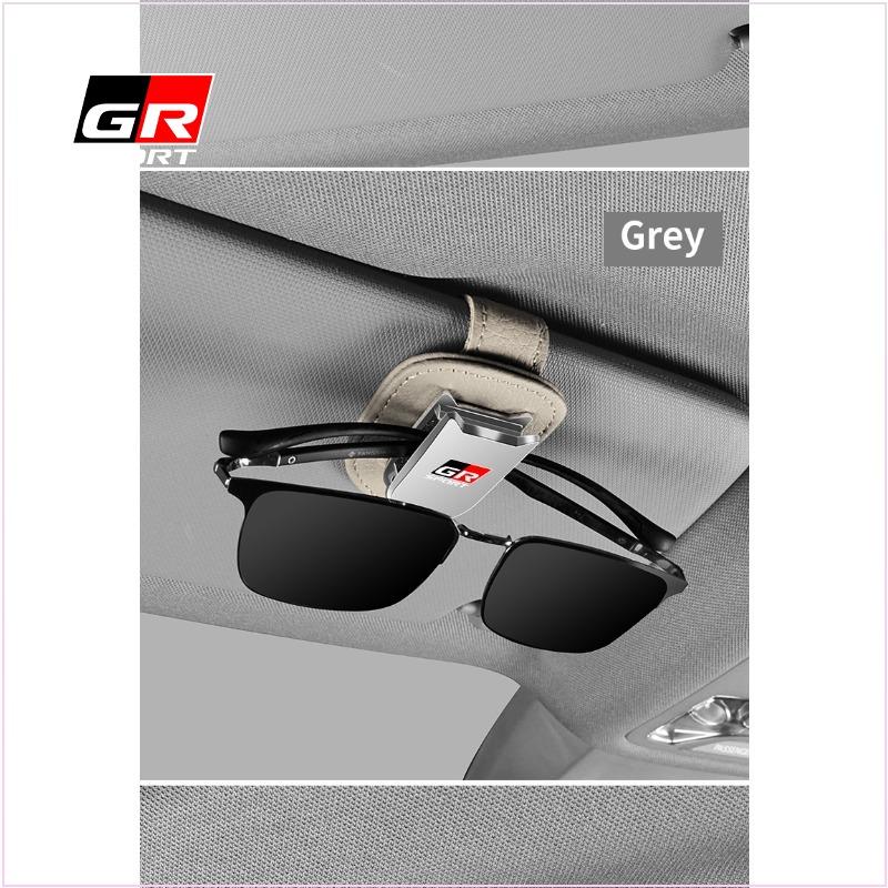 Car Sunglasses Protect Storage Cases Sun Visor Glasses Box Car Styling for Toyota Trd Gr Chr Corolla Yaris Rav4 E150 E120 Land Cruiser