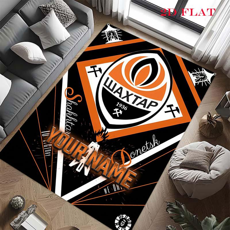 Custom Fc Shakhtar Donetsk Carpet Rug for Living Room Bedroom Home Sofa Decoration,Kids play Nonslip Floor Mat