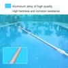 Telescopic Swimming Pool Pole, Aluminum Alloy Pool Cleaner Rod with Non Slip Grip for Skimming Net Rakes Brushes, Stretched Length 192cm