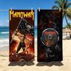 M-Manowar Towel Polyester Beach Towel Quick Dry Sand Free Bath Towel For Summer Pool Travel Vacation