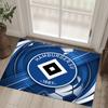 Hamburger SV Football Design Tappeto in Velluto di Cristallo Accogliente Non?Tappeto Stampato Antiscivolo per Camera da Letto Soggiorno Ingresso