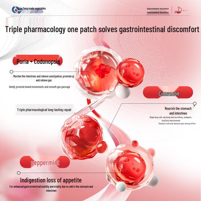 Plasture Qiaoteng Fuling Dangshen pentru Stomac și Digestie