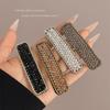 New Rhinestone Super Flash Simple BB Clip Full Rhinestone Bangs Clip Adult Side Clip Back Hair Clip