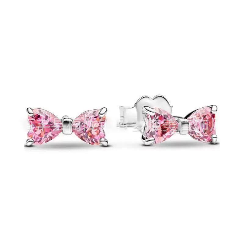 Fashion Hot Selling Waterproof 18K PVD Gold Stainless Steel 5A Zircon Bow Bracelet for Women