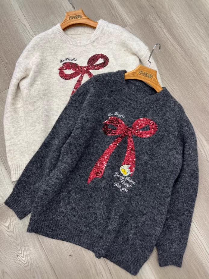2025 Winter Women's Red Christmas Pullover Sweater: Stylish, Warm, and Thick Knitwear Top