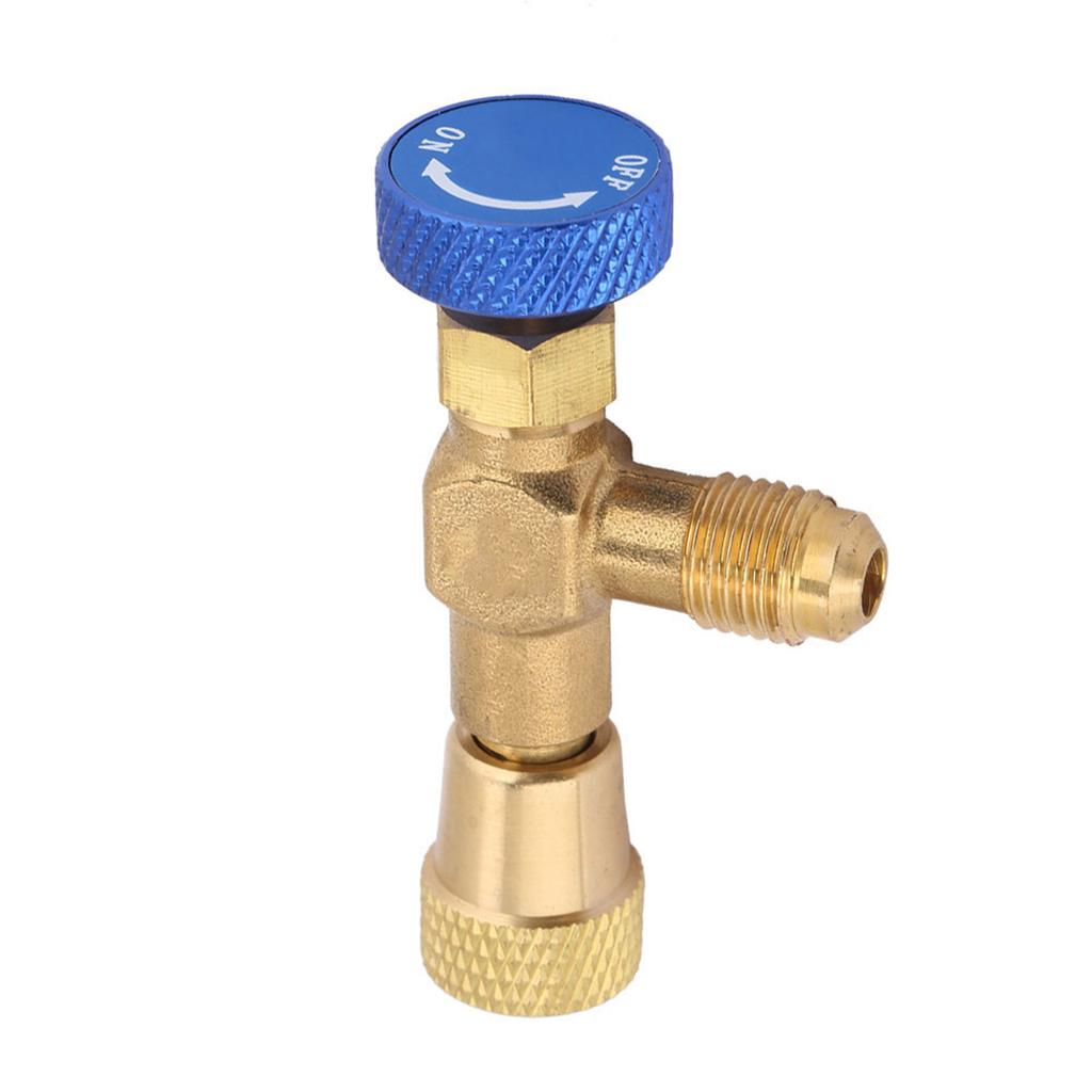 1 4   Flow Control Valve for Refrigerant Charging Hose R22 Flow Control Valve