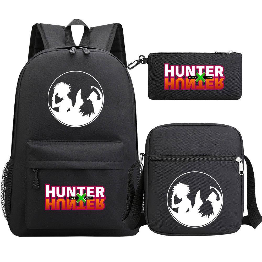 Animation, Full-Time Hunter, Young Students, School Bags, Men'S And Women'S Leisure Travel, Backpacks, Trendy Computer Bags