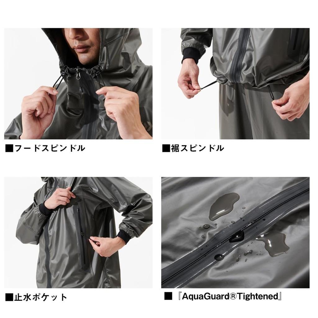 DAIWA Rain Jacket Gray M 25DR-2325J