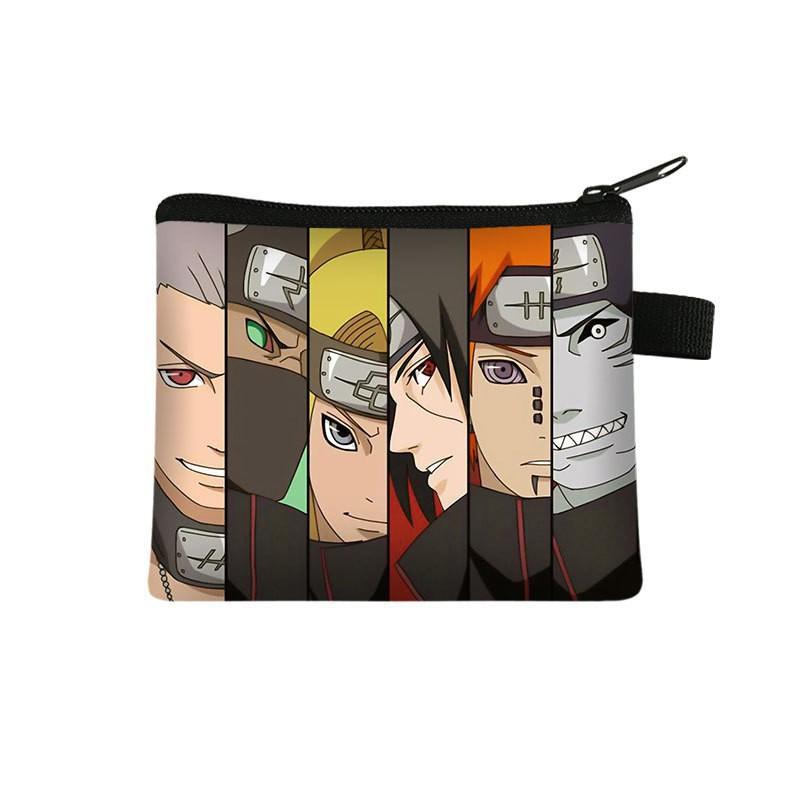 Cute Bag Naruto Children'S Change Bag, Male And Female Students' Simple Card Bag, Middle School Student Zipper Storage Bag Batch