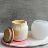 Storage Sealed Bottle Mold Jewelry Ring Box Mold Suitable for Soap Candle Holder Flower Pot Craft Diy Home Decoration