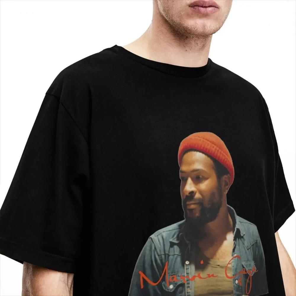 Neuheit Marvin Gaye T-Shirts Herren Damen T-Shirt Neuankömmling Kleidung