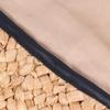 Handmade Women's Straw Corn Husk Clutch & Coin Purse - Casual Woven Beach Bag