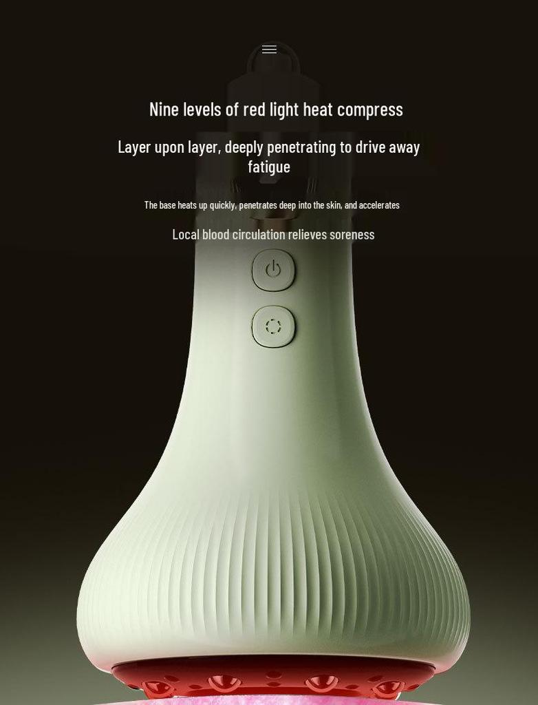 Smart Electric Gua Sha & Cupping Massager - Full Body Meridian Brush & Scraper