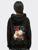 Flower-Like Life Hoodie Black