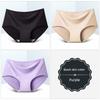 8er-Pack Nahtlose Damen Mid-Waist Einfarbige Dünne Sommer Eis Seide Slips Einteilige Sport-Slips