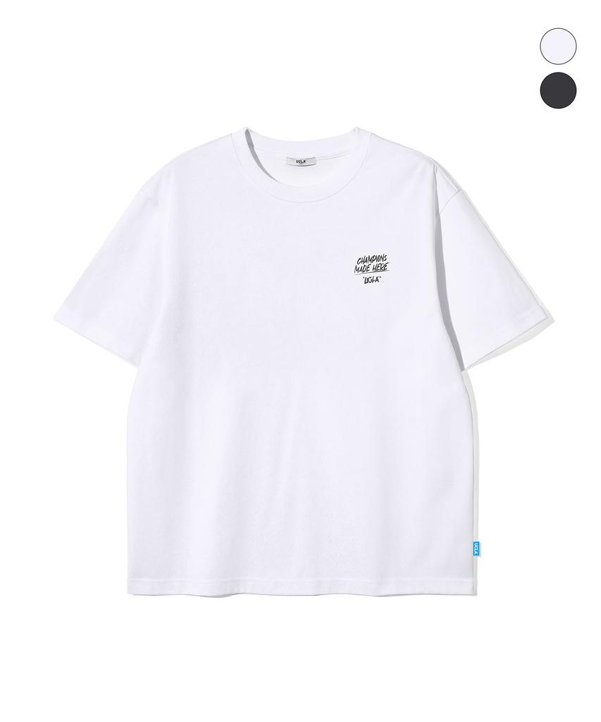 UCLA Unisex Cotton-Poly Oversized Short Sleeve T-Shirt (Uc5Sta4)
