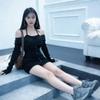 Spicy Girl One-Shoulder Dress: 2026 Spring/Autumn Slim-Fit Sexy Hip-Hugging Skirt