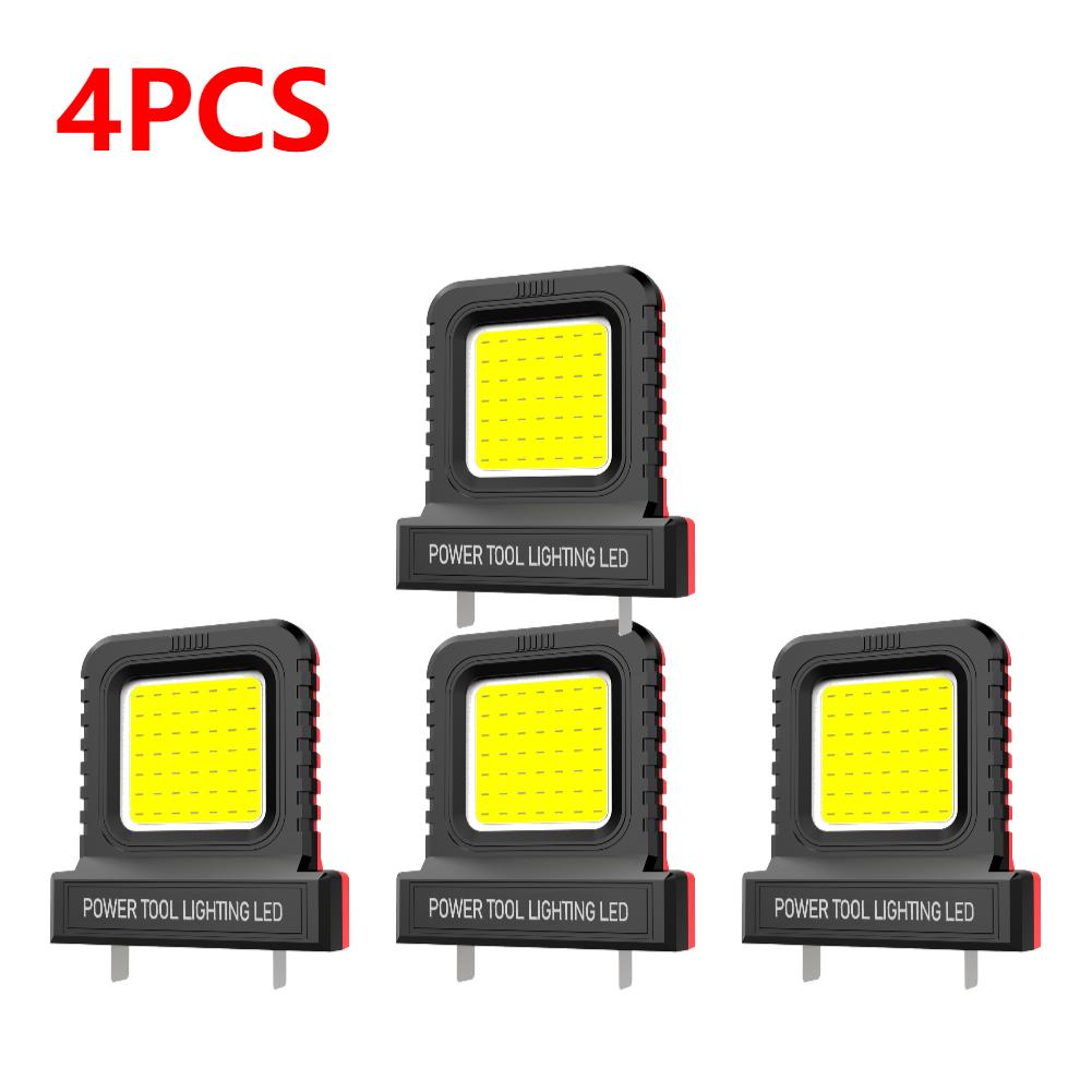 1-10PCS LED Power Tool Parts For Makita For Milwaukee For Bosch For DeWALT For Parkside For Hitachi Lithium Battery Work Lamp