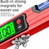 30/40/50/60/80/100cm Digital Level Ruler 0-90° Range Digital Spirit Level Angle Finder  90 Degree