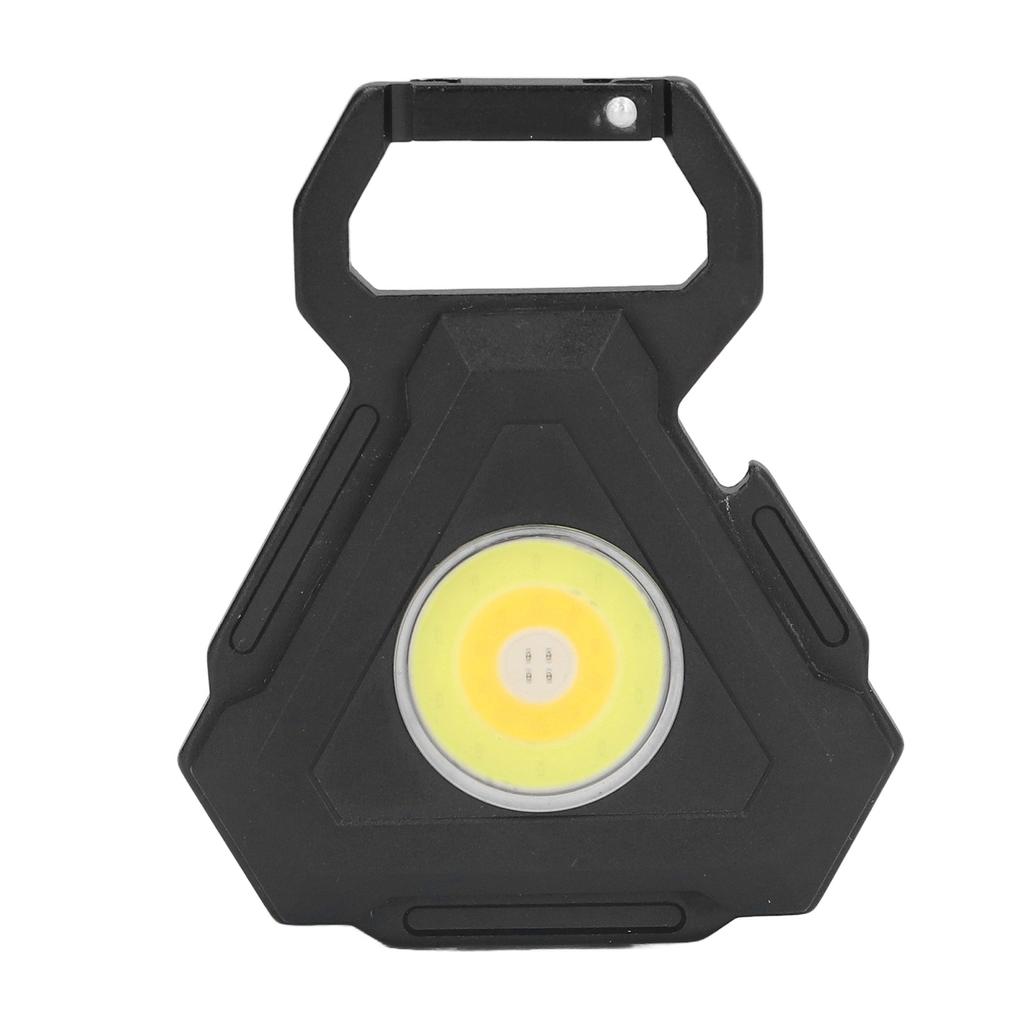 COB Keychain Flashlight Small 7 Light Modes USB Charging Pocket Light with Folding Stand Bottle