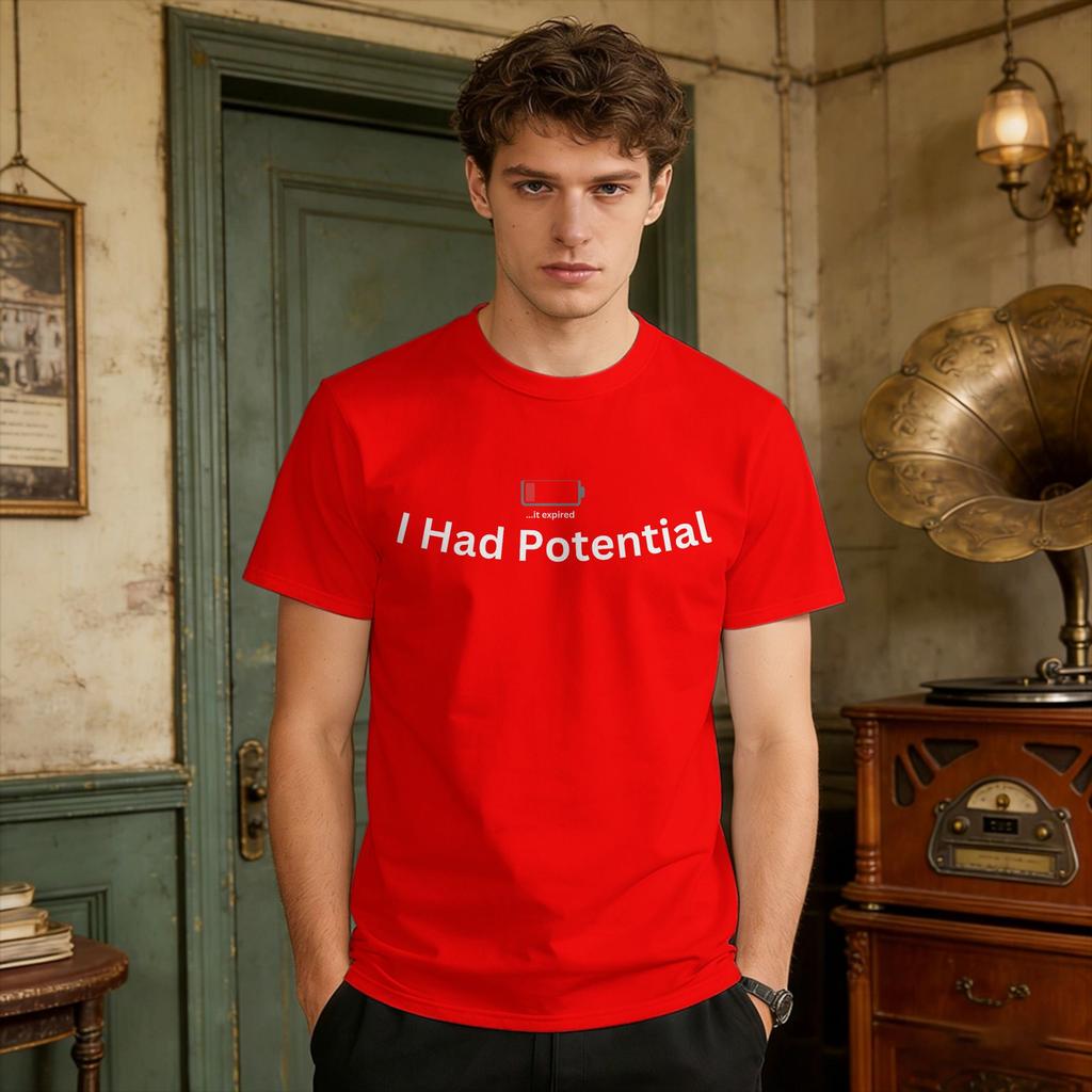 Ich Hatte Potentia T-Shirt Sommerprojekt Hail Mary Reine Baumwolle T-Shirts Für Unisex Lässiges T-Shirt Kurzarm Y2k Lustige Oberteile